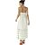 Vestido Colcci Listrado Comfort P23 Verde Feminino - Imagem 2