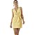 Vestido Curto Colcci Comfort P23 Amarelo Feminino - Imagem 1
