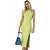 Vestido Canelado Colcci Slim V23 Verde Feminino - Imagem 3