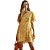 Vestido Colcci Estampado Loose AV23 Amarelo Feminino - Imagem 1
