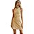 Vestido Colcci Canelado AV23 Bege Feminino - Imagem 1