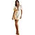 Vestido Linho Colcci Open AV23 Off White Feminino - Imagem 3