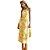 Vestido Linho Colcci Estampado AV23 Branco Feminino - Imagem 1