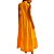 Vestido Linho Forum Evase Longo Laranja Feminino - Imagem 2
