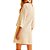 Vestido Curto Forum Linho T-Shirt Dress Bege Feminino - Imagem 2