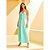 Vestido Longo Linho Forum Verde Feminino - Imagem 2