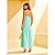 Vestido Longo Linho Forum Verde Feminino - Imagem 3