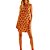 Vestido Curto Linho Forum Laranja Feminino - Imagem 1