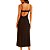 Vestido Linho Forum Midi Preto Feminino - Imagem 2