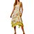 Vestido Midi Forum Bege Estampado Feminino - Imagem 1