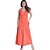 Vestido Linho Forum Laranja Feminino - Imagem 4