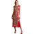 Vestido Estampado Forum Vermelho Feminino - Imagem 1