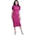 Vestido Canelado Forum Rosa Feminino - Imagem 1