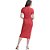 Vestido Canelado Forum Vermelho Feminino - Imagem 2