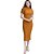Vestido Canelado Forum P23 Amarelo Feminino - Imagem 4