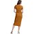 Vestido Canelado Forum P23 Amarelo Feminino - Imagem 2