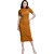Vestido Canelado Forum P23 Amarelo Feminino - Imagem 1