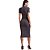 Vestido Canelado Forum Justo Cinza Feminino - Imagem 2