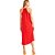 Vestido Forum Reto P23 Vermelho Feminino - Imagem 2