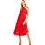 Vestido Forum Reto P23 Vermelho Feminino - Imagem 3