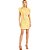 Vestido Estampado Forum Reto P23 Amarelo Feminino - Imagem 1