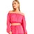 Top Justo Forum Ombro a Ombro P23 Rosa Feminino - Imagem 1