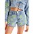 Bermuda Jeans Lança Perfume Comfort High AV23 Azul Feminino - Imagem 1