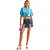 Bermuda Jeans Lança Perfume Relaxed High AV23 Azul Feminino - Imagem 3