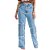 Calça Jeans Myft Full Lenght Super High Azul Feminino - Imagem 1