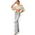 Calça Jeans Lança Perfume Wide Leg S High V23 Azul Feminino - Imagem 3