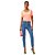 Calça Jeans Lança Perfume Vesta Ankle High V23 Azul Feminino - Imagem 4
