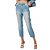 Calça Jeans Lança Perfume Luna Mom V23 Azul Feminino - Imagem 1