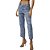 Calça Jeans Lança Perfume Reta High Azul Feminino - Imagem 1