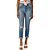 Calça Jeans Lança Perfume Ankle Super High Azul Feminino - Imagem 1