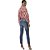Calça Jeans Lança Perfume Diana Ankle High Azul Feminino - Imagem 4
