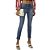 Calça Jeans Lança Perfume Diana Ankle High Azul Feminino - Imagem 1