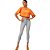 Calça Jeans Easy Lança Perfume Skinny Ankle Azul Feminino - Imagem 3
