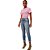 Calça Jeans Easy Lança Perfume Ankle SH V23 Azul Feminino - Imagem 3