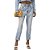Calça Jeans Lança Perfume Super High Luna Mom V23 Azul Feminino - Imagem 1