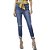 Calça Jeans Lança Perfume Vesta Com Cinto V23 Azul Feminino - Imagem 1