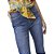 Calça Jeans Lança Perfume Vesta Com Cinto V23 Azul Feminino - Imagem 3