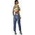 Calça Jeans Lança Perfume Luna Mom Com Cinto Azul Feminino - Imagem 2