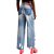 Calça Jeans Lança Perfume Full Lenght High AV23 Azul Feminino - Imagem 2