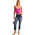 Calça Jeans Lança Perfume Mom Luna Super High AV23 Azul Feminino - Imagem 3