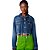 Jaqueta Jeans Lança Perfume Trucker Azul Feminino - Imagem 1