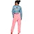 Jaqueta Cropped Jeans Myft Trucker V23 Azul Feminino - Imagem 2