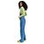 Jardineira Jeans Myft Full Lenght High Azul Feminino - Imagem 3