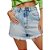 Short Jeans Myft Hotpants Super High V23 Azul Feminino - Imagem 1