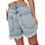 Short Jeans Myft Hotpants Super High V23 Azul Feminino - Imagem 2