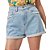 Short Jeans Lança Perfume Mom V23 Azul Feminino - Imagem 1